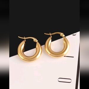 Gold Hoop Earrings